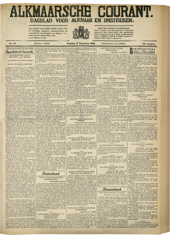 Alkmaarsche Courant 1932-08-12