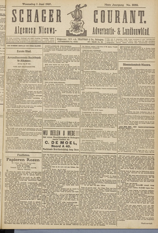 Schager Courant 1927-06-01