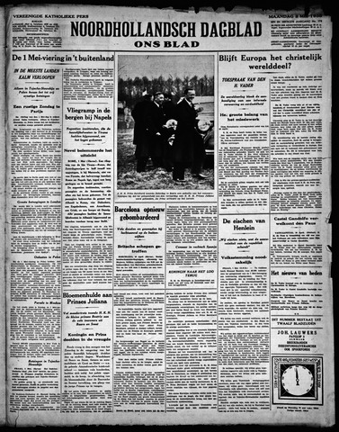 Noord-Hollandsch Dagblad : ons blad 1938-05-02