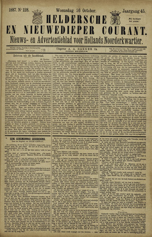 Heldersche en Nieuwedieper Courant 1887-10-26