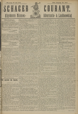 Schager Courant 1913-07-30