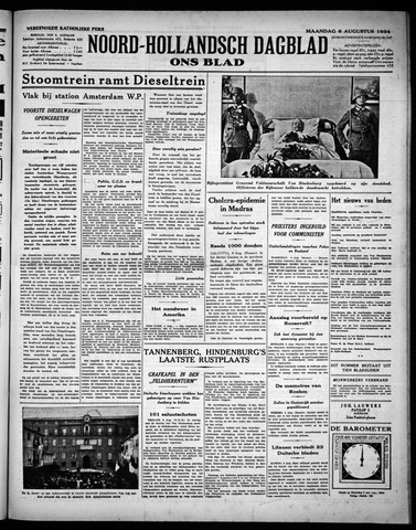 Noord-Hollandsch Dagblad : ons blad 1934-08-06