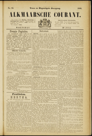 Alkmaarsche Courant 1890-07-30