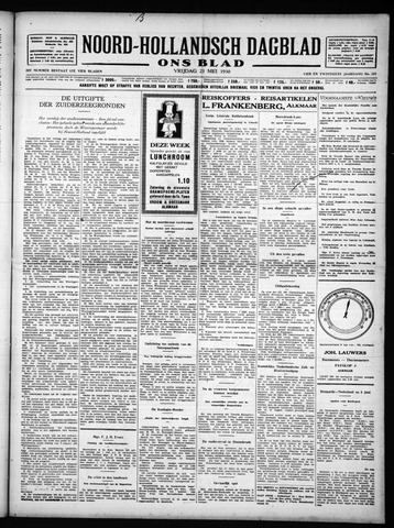 Noord-Hollandsch Dagblad : ons blad 1930-05-23