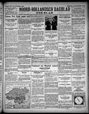 Noord-Hollandsch Dagblad : ons blad 1936-12-15