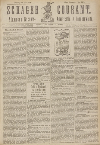Schager Courant 1924-07-29