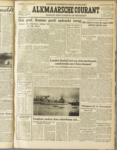 Alkmaarsche Courant 1956-08-02