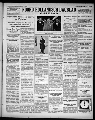 Noord-Hollandsch Dagblad : ons blad 1937-07-28