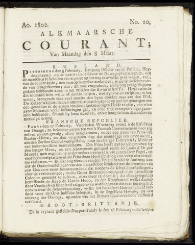 Alkmaarsche Courant 1802-03-08