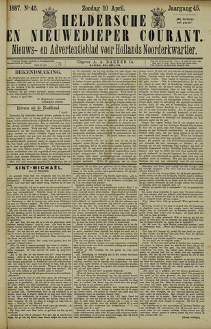 Heldersche en Nieuwedieper Courant 1887-04-10