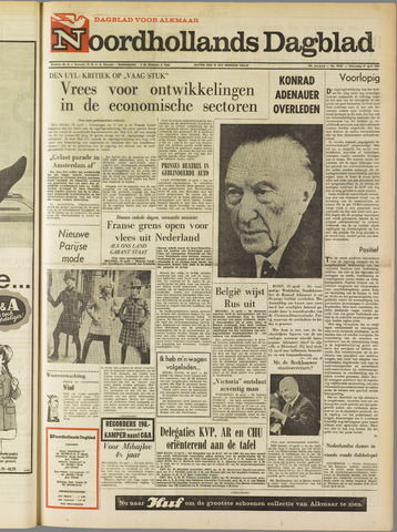Noordhollands Dagblad : dagblad voor Alkmaar en omgeving 1967-04-19