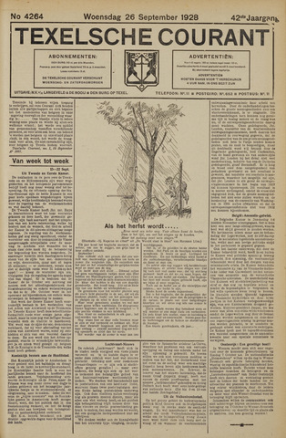 Texelsche Courant 1928-09-26