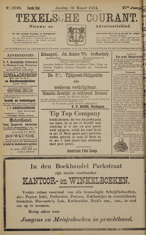 Texelsche Courant 1914-03-15
