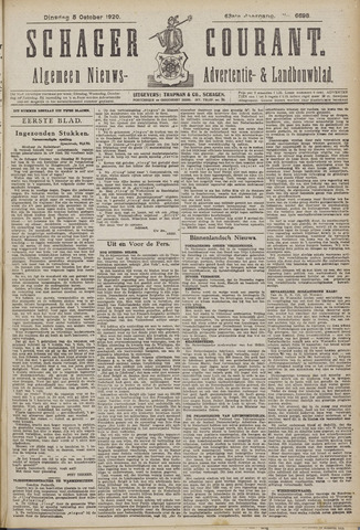 Schager Courant 1920-10-05