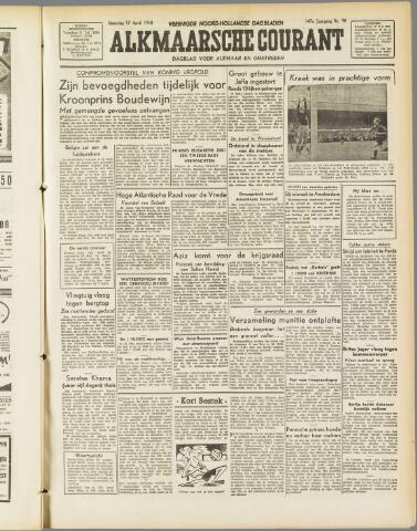 Alkmaarsche Courant 1950-04-17