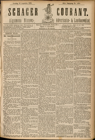 Schager Courant 1905-08-13