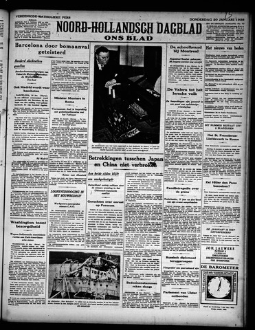 Noord-Hollandsch Dagblad : ons blad 1938-01-20