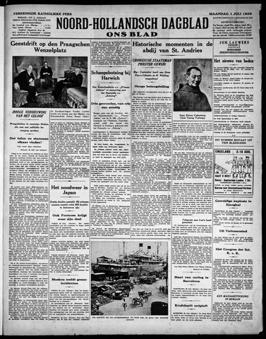 Noord-Hollandsch Dagblad : ons blad 1935-07-01