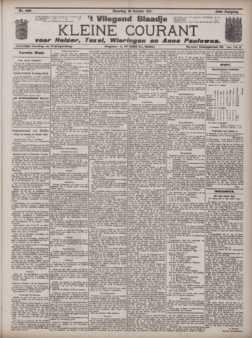 Vliegend blaadje : nieuws- en advertentiebode voor Den Helder 1913-10-25