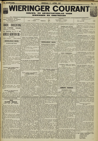 Wieringer courant 1937-04-13