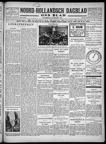 Noord-Hollandsch Dagblad : ons blad 1932-03-19