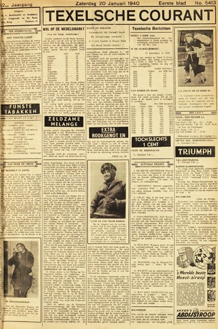 Texelsche Courant 1940-01-20