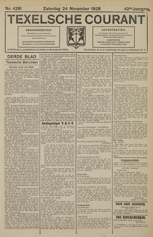Texelsche Courant 1928-11-24