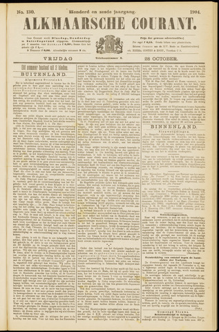 Alkmaarsche Courant 1904-10-28