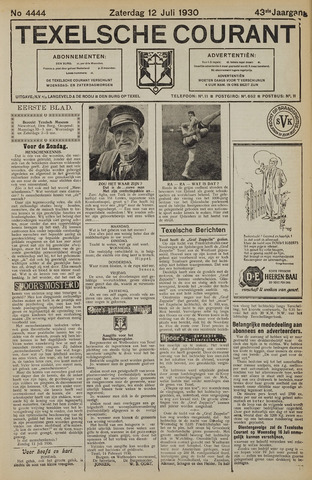 Texelsche Courant 1930-07-12