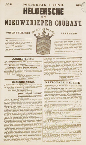 Heldersche en Nieuwedieper Courant 1865-06-08