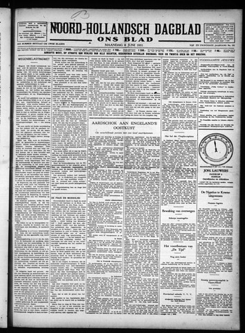 Noord-Hollandsch Dagblad : ons blad 1931-06-08