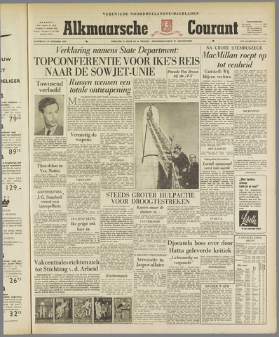 Alkmaarsche Courant 1959-10-10