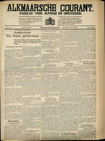 Alkmaarsche Courant 1932-08-18