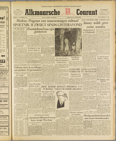 Alkmaarsche Courant 1957-11-11