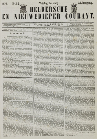 Heldersche en Nieuwedieper Courant 1876-07-14