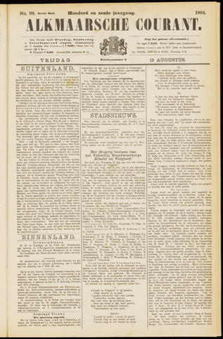 Alkmaarsche Courant 1904-08-19