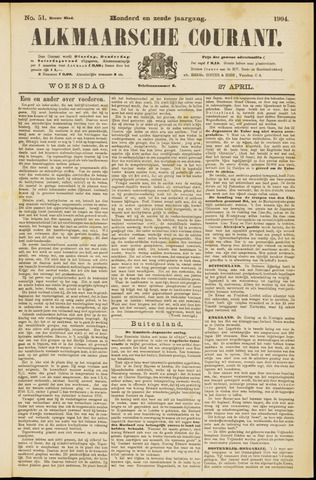 Alkmaarsche Courant 1904-04-27