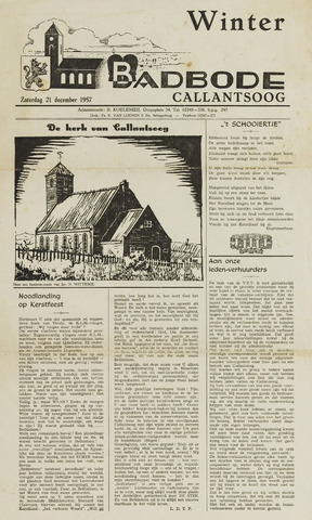 Badbode voor Callantsoog 1957-12-21