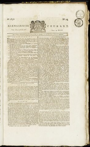 Alkmaarsche Courant 1836-06-13