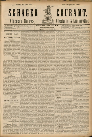 Schager Courant 1907-04-21