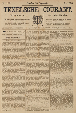 Texelsche Courant 1888-09-23