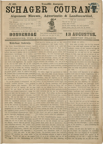 Schager Courant 1868-08-13