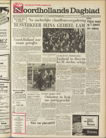 Noordhollands Dagblad : dagblad voor Alkmaar en omgeving 1963-11-14