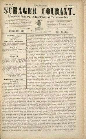 Schager Courant 1878-06-20