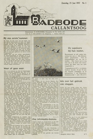 Badbode voor Callantsoog 1957-06-23