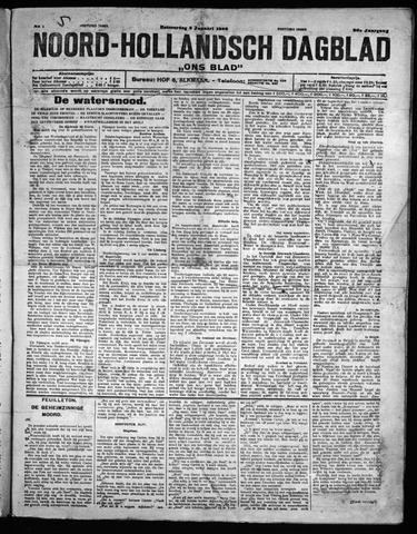 Noord-Hollandsch Dagblad : ons blad 1926-01-09