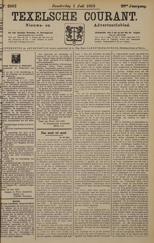 Texelsche Courant 1915-07-01