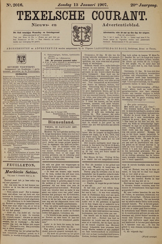 Texelsche Courant 1907-01-13