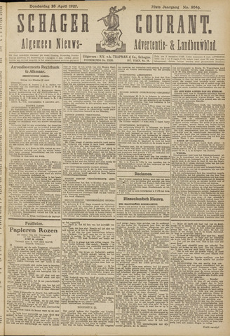 Schager Courant 1927-04-28