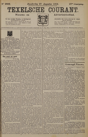 Texelsche Courant 1914-08-27